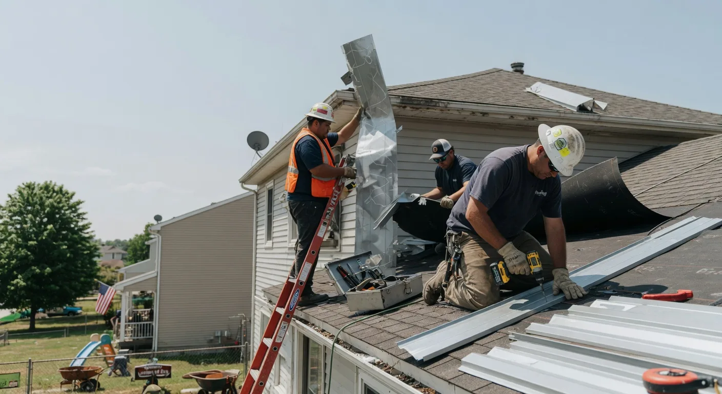Storm Damage Metal Roof Repair in Big Rock, TN